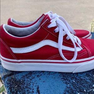 Old School Red Vans